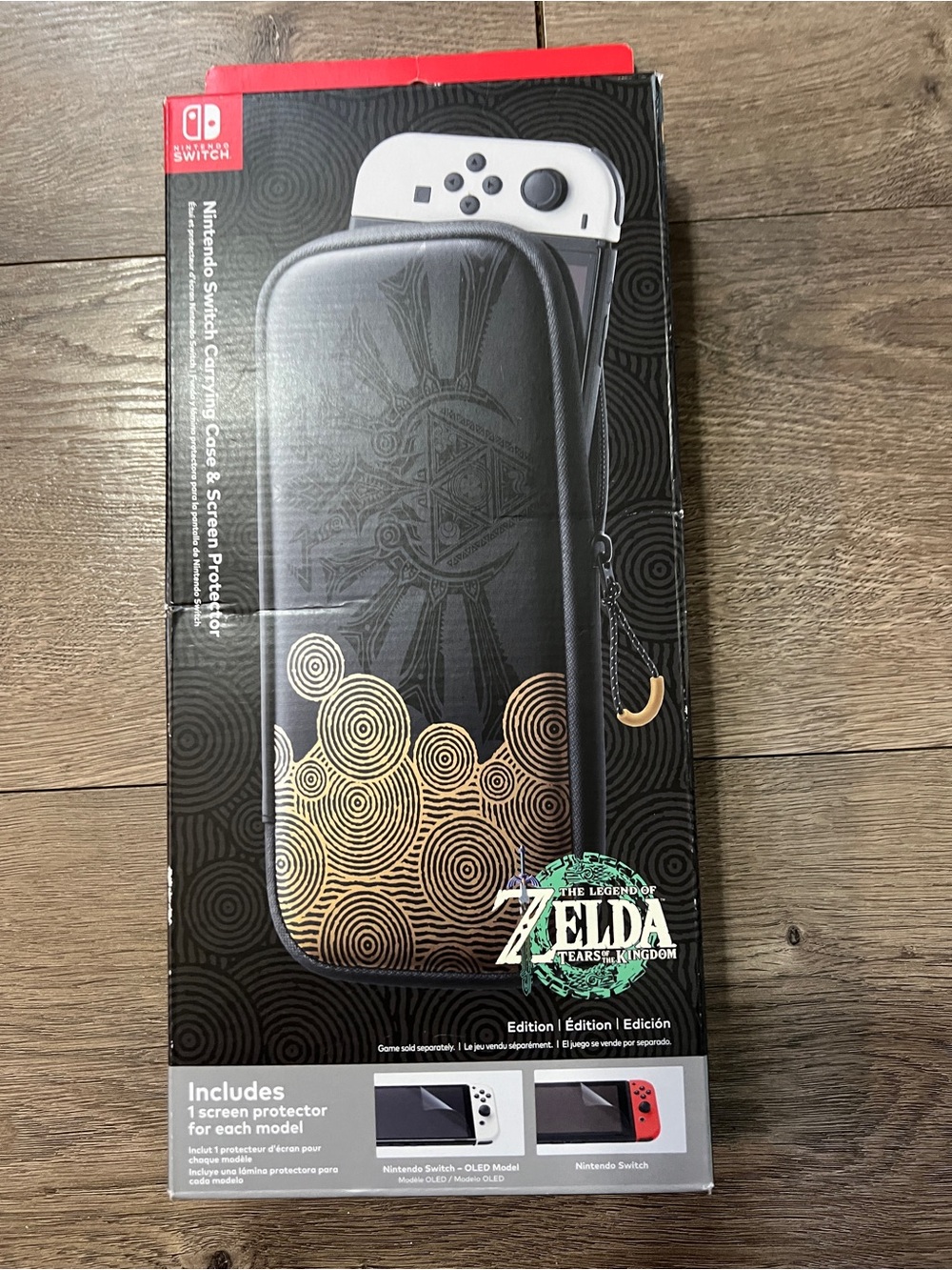 Legend of Zelda Tears of the Kingdom Carrying Case & Protector (Switch) NEW